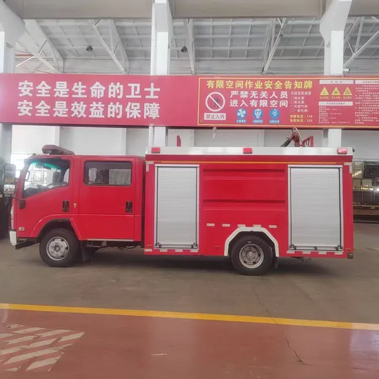 Emergency Rescue Fire Truck with Tank Capacity 3.5 cbm for Sale