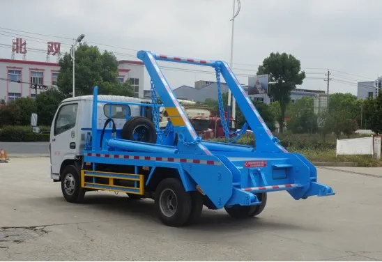 Dongfeng Durable 5cbm Garbage Collection Truck Swing Arm Type