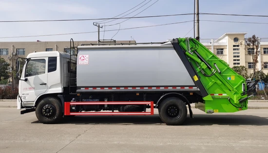 High Efficiency Dongfeng 13-15cbm Garbage Compactor with Zhongjie Branding
