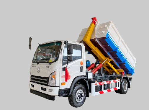 Heavy-Duty Hook-Arm Skip Loader Garbage Truck for Efficient Waste Collection