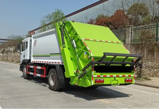 Compressed Rubbish Truck High Efficiency Special Garbage Vehicle