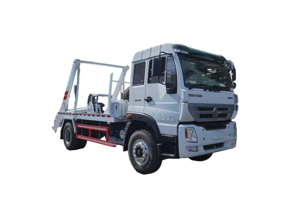 Efficient Dongfeng Tianjing Swing Arm Type Garbage Truck Model