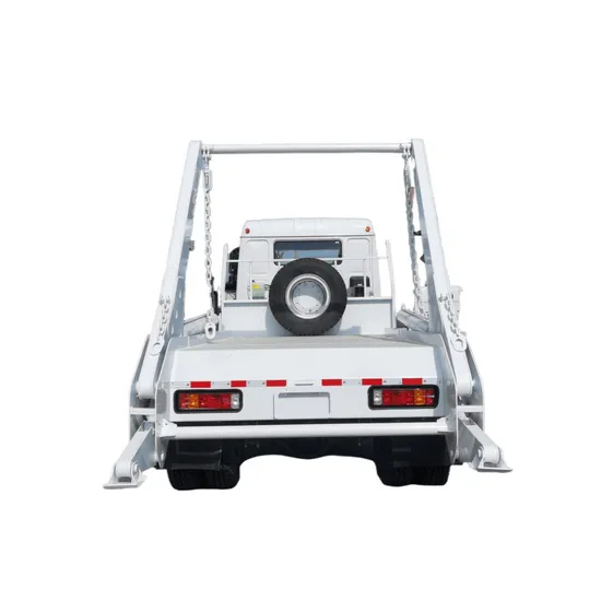 Tianjin HOWO Reliable Swing Arm Type Garbage Truck with 12cbm Capacity