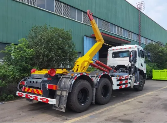 Heavy Duty Hook Arm Garbage Truck with Manual Transmission