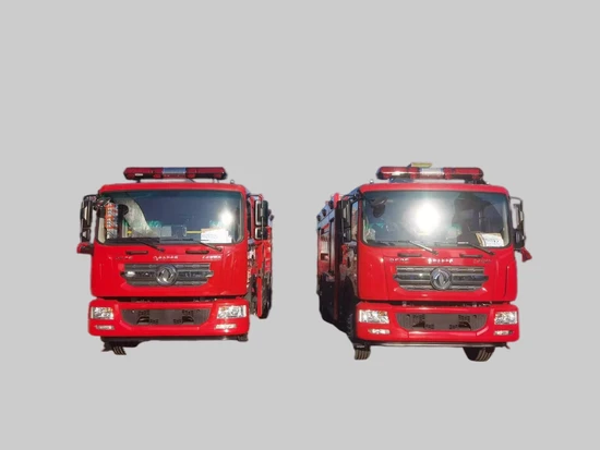 Dongfeng Double Row Fire Fighting Truck with Aluminum Alloy Water Tank