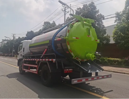 Reliable Dongfeng5000L-7000L Sewage Disposal Truck for Efficient Waste Management