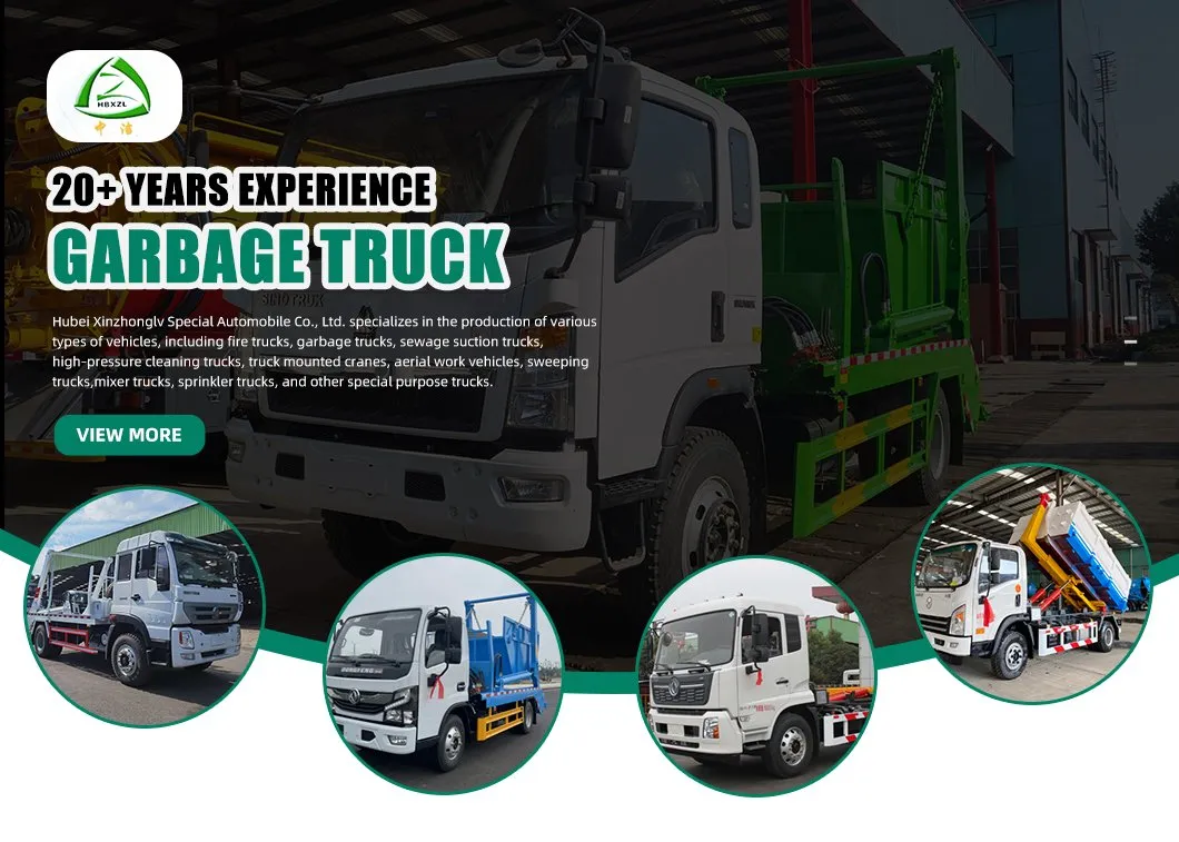 Efficient Dongfeng Garbage Truck with Custom Support Swing Arm Design