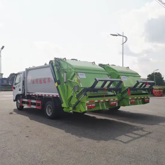 Garbage Compactor Truck Compression Garbage Truck Refuse Trashcollection Vehicle